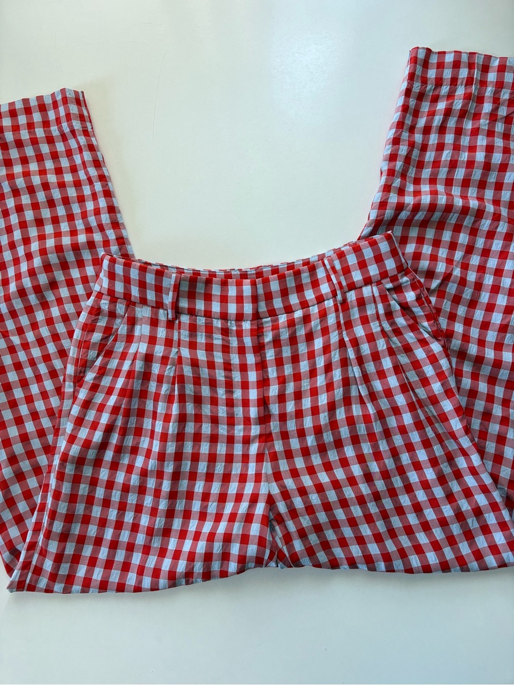 J.Crew Wide-leg pant in drapey gingham 4 - Picture 12 of 12